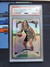 2020 Panini Prizm Silver PSA 9 WNBA Sabrina Ionescu #89 Rookie Card RC