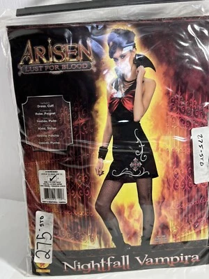 Vampire Nightfall Vampira Countess Gothic Fancy Dress Up Halloween Adult Costume - Image 1 of 4