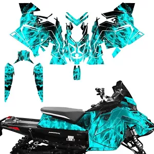 SLED Graphics Decals StickerS For Polaris Matryx Indy Assault 2020 ICEFLAMES TL - Picture 1 of 3