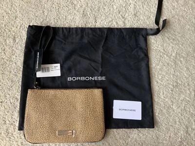 Astuccio Borbonese Beige Scuro E Marrone 23 X 15 X 3 Cm NEW - Image 1 of 4