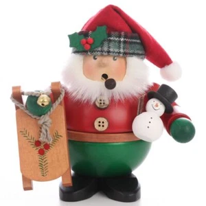 Christian Ulbricht incense burner Santa Sled Wood Dwarf 1-465 - Picture 1 of 6