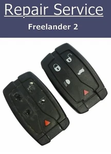 Land Rover Key Fix Freelander 2 LR2 telecomando portachiavi riparazione / batteria nuova / custodia - Foto 1 di 1