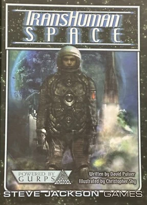 Transhuman Space GURPS RPG Hardcover Steve Jackson Games David Pulver Sci-Fi - Image 1 of 4