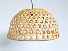 Cane Woven Wicker Pendant  Light Chandelier lampshade Handmade Free Shipping New