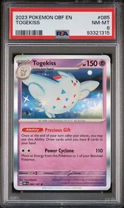 2023 Pokemon Obf En-Obsidian Flames Togekiss #085/197 PSA 8 - Picture 1 of 2
