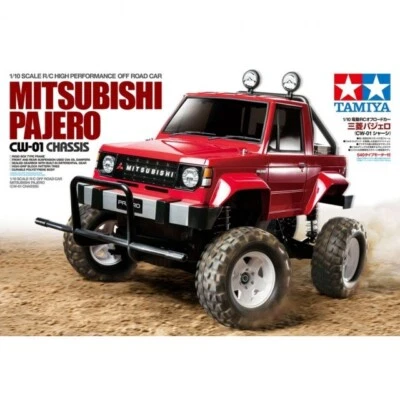 TAMIYA 58727 1/10 Electric R/C Car Series No.727 Mitsubishi Pajero CW-01 Chassis - Image 1 of 4