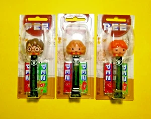Harry Potter Unopened PEZ Dispenser Set - Harry, Hermione & Ron - Picture 1 of 4