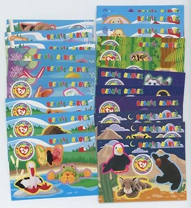 Lote de 21 Tarjetas Adhesivas Diferentes Beanie Babies - Club Oficial Ty Beanie Babies - Imagen 1 de 1