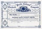 186_ Northern Pacific Rr Stock Certificate