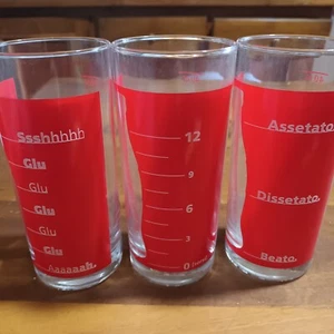 3 Bicchieri Vetro Coca Cola -Collezione Estate '99 - Picture 1 of 2