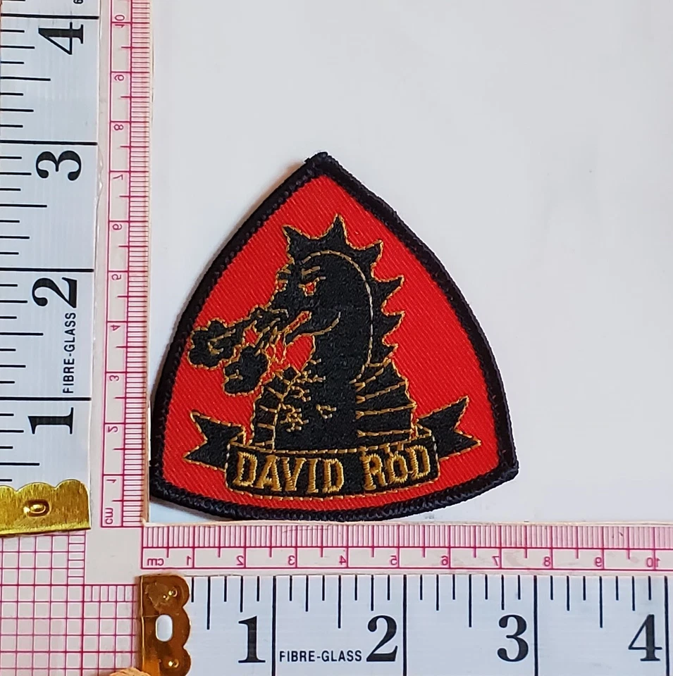 David Rod Jacket Hat Vest Shoulder Patch Applique Badge Crest - Image 1 of 1