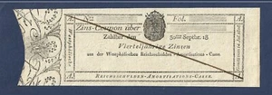 (DN) German States Westphalia 6 Franken 1812 - 1820 P-S805 UNC- - Picture 1 of 2