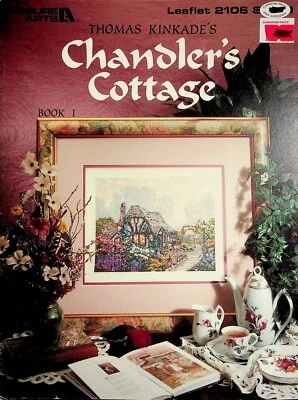 Chandler's Cottage Country Cross Stitch Pattern By Leisure Arts - Image 1 of 3