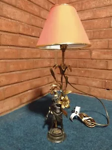 Lampada convertita scultura bronzo antico Bacco - Foto 1 di 17