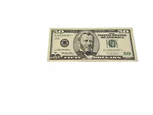 $50 Dollar Bill 1996 Star Replacement note, AJ00906357* FRB (J10) KANSAS CITY MO - Picture 1 of 2