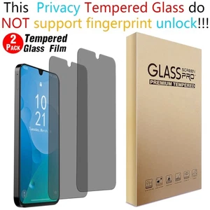 2-Packs Anti-Spy Privacy Glass Film Screen Protector For Samsung Galaxy A17 - Picture 1 of 14