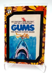 2025 Topps Wacky Packages All New Flashback to 1975 #6 Gums Jaws Movie Parody - Picture 1 of 5