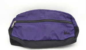 REI Waist Pack Fanny Pack Purple Unisex Adventure Hike Travel 3 Zippered Pocket - Picture 1 of 5