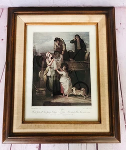 Francis Wheatley Cries of London Fresh Gathered Peas Young Hastings Framed No 7 - Picture 1 of 4