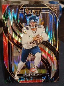 2024 Panini Select Caleb Williams Premier Level Black & Green Shock RC - Chicago - Bild 1 von 2