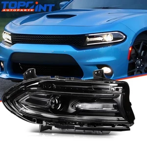Conjunto de faros halógenos derecha para Dodge Charger 2015-2021 3,6 L 5,7 L 6,2 L 6,4 L - Imagen 1 de 7