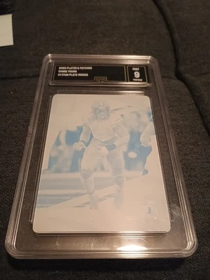 Chase Young 2020 Plates And Patches Rookie #105 Cyan Plate 1/1 GMA 9 - Image 1 of 3