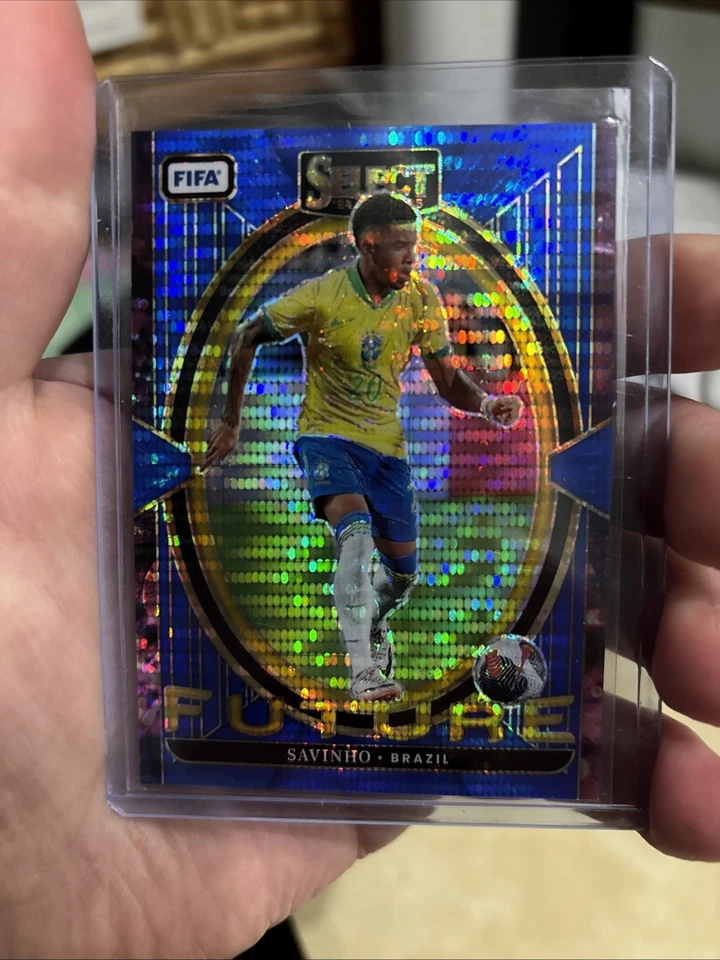 2024-25 Panini Select - Select Future Savinho #19 Blue Pulsar Prizm (RC) - Image 1 of 1