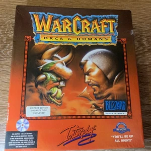 Warcraft: Orcs and Humans (1994/1995) PC Big Box - Edizione Editors - Completo - Foto 1 di 9