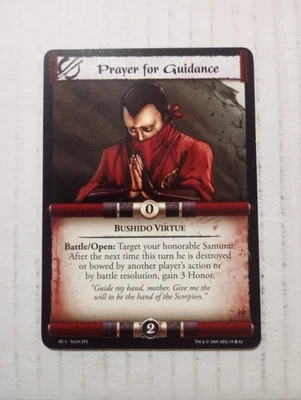 L5R Prayer For Guidance IG The Imperial Gift Part 2 Legend of the Five Rings 55 - Image 1 of 2