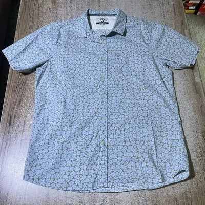 Vissla Surf Men’s Floral SS Button Up Casual Shirt Size M #31931 - Image 1 of 2