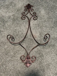 Bronzefarbener Tellerhalter für Wandbehang Präsentationsständer Metall - Bild 1 von 5