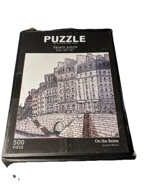 Two Black And White Jigsaw Puzzles 500pcs Complete - Image 1 of 4