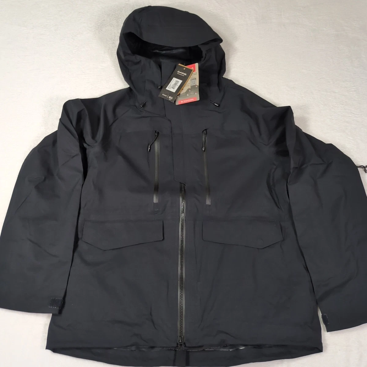DAKINE 2L Gore-Tex JKT BLACK Lサイズ Dakine Men's Vapor Gore Tex 2L Snowboard Jacket Winter Size Small
