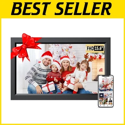 Large 15.6 Inch Touch Screen WiFi Photo Frame - Share Memories Instantly - Image 1 of 4
