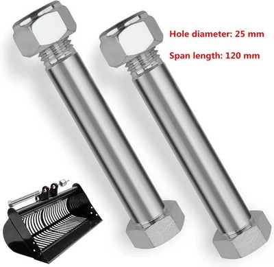 2pcs Mini Excavator Pins 25mm Replaceable Small Digger Attachments Link Pin AU - image 1 of 4