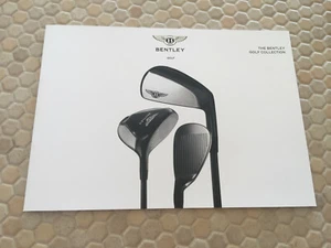 FOLLETO DE VENTAS OFICIAL DE LA COLECCIÓN DE CLUBES DE GOLF BENTLEY 2018 NUEVO RARO - Imagen 1 de 11