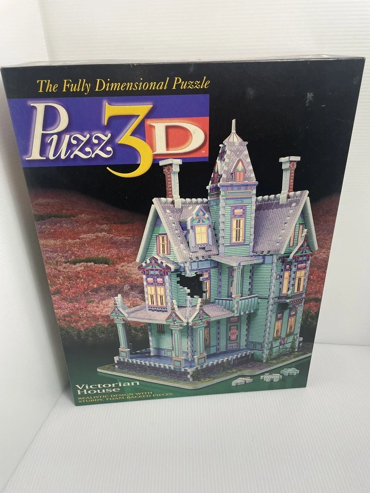 Puzz 3d Victorian House 700 PC Puzzle Milton Bradley