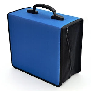 432 Disc CD DVD Case Holder Heavy Duty Nylon Album Media Organizer Wallet Bag - Picture 1 of 8