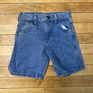 Vintage Wranglers Jean Shorts Size 6 Medium Wash Boys  90’s - Picture 1 of 14