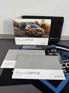 RENAULT CAPTUR OWNERS PACK / HANDBOOK / MANUAL + WALLET 2016~2020 (2018) - Picture 1 of 8