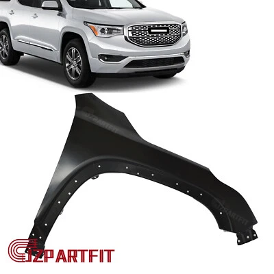 Fits 2017-2019 18 GMC Acadia Front Fender Primed Steel Right Passenger Side Foto 1 de 4