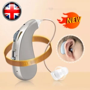 Digital Hearing Aid Severe Loss Rechargeable Invisible BTE Ear Aids High-Power - Picture 1 of 12