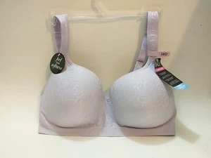 Bali Size 38D Comfort Revolution Wireless Bra Wireless Everyday Bra Lavender NWT - Picture 1 of 15