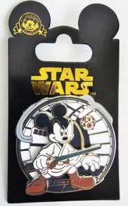 Disney Star Wars Mickey Mouse As Luke Skywalker Pin - Picture 1 of 2