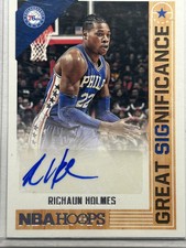 2017-18 Hoops Basketball Richaun Holmes Great Significance Auto #GS-RHL