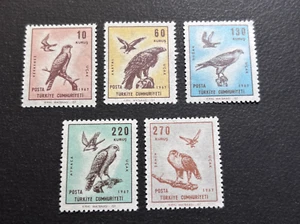 TURKEY stamps 1967 Birds of Prey / MNH / ERA590 - Picture 1 of 2