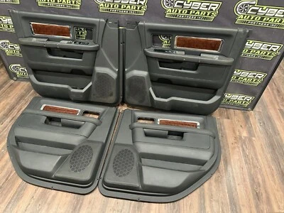 2012 DODGE RAM 3500 MEGA CAB FRONT REAR LEFT RIGHT DOOR PANEL SET OF 4 ~READ~ - Image 1 of 4