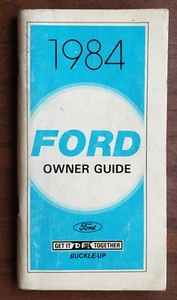1984 Ford Owners Manual - Imagen 1 de 3