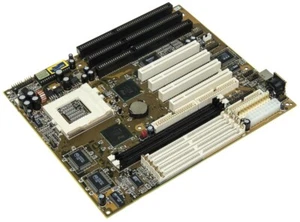 Mainboard PC CHIPS M572 SOCKEL 7 EDO DRAM / SDRAM PCI ISA Baby-AT - Bild 1 von 3