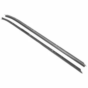 Outer Felt Window Sweep Belt Round w/Chrome Bead - Pair, 70-81 Chevy Camaro - Picture 1 of 1